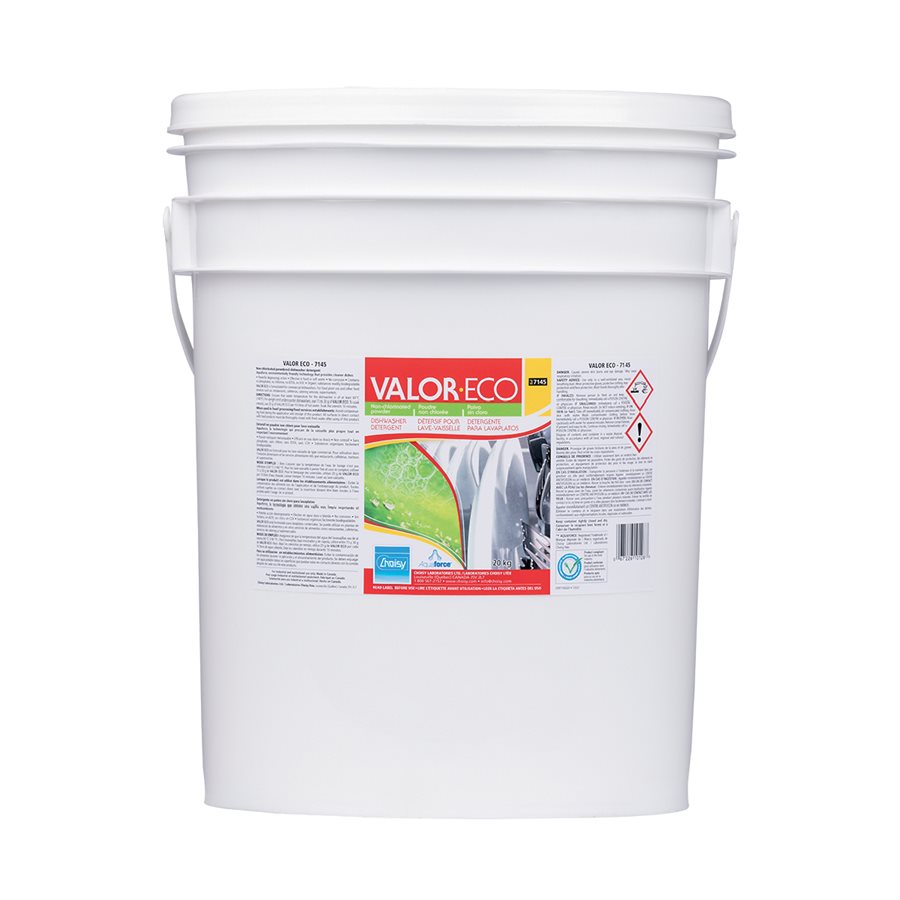 Valor Eco nonchlorinated powdered dishwasher detergent 20KG